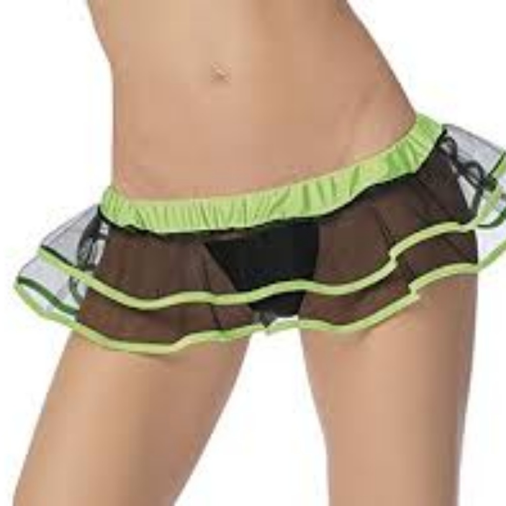 Escante‎ Tulle trimmed mini skirt